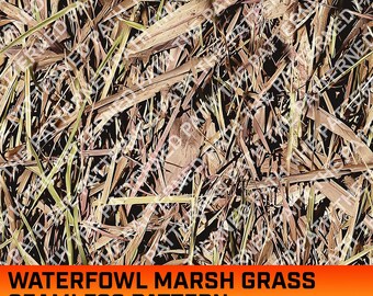 Waterfowl Grass Camouflage Digital Pattern, Seamless Pattern, Hunting Pattern, Hunting Life, Commercial Use, Instant Download, Grass Texture