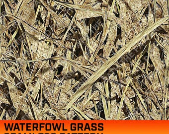 Padrão digital de camuflagem de lâminas de grama para aves aquáticas, padrão de caça, vida de caça, uso comercial, download instantâneo, textura de grama