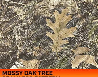 Mossy Oak Tree Camouflage Digital Pattern, Seamless Pattern, Hunting Pattern, Hunting Life, Commercial Use, Instant Download, Oak Texture