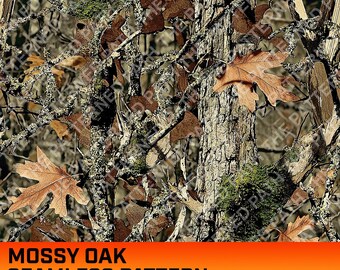 Mossy Oak Tree Camouflage Digital Pattern, Seamless Pattern, Hunting Pattern, Hunting Life, Commercial Use, Instant Download, Oak Texture