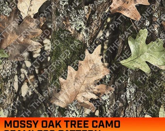 Mossy Oak Tree Camouflage Digital Pattern, Seamless Pattern, Hunting Pattern, Hunting Life, Commercial Use, Instant Download, Oak Texture