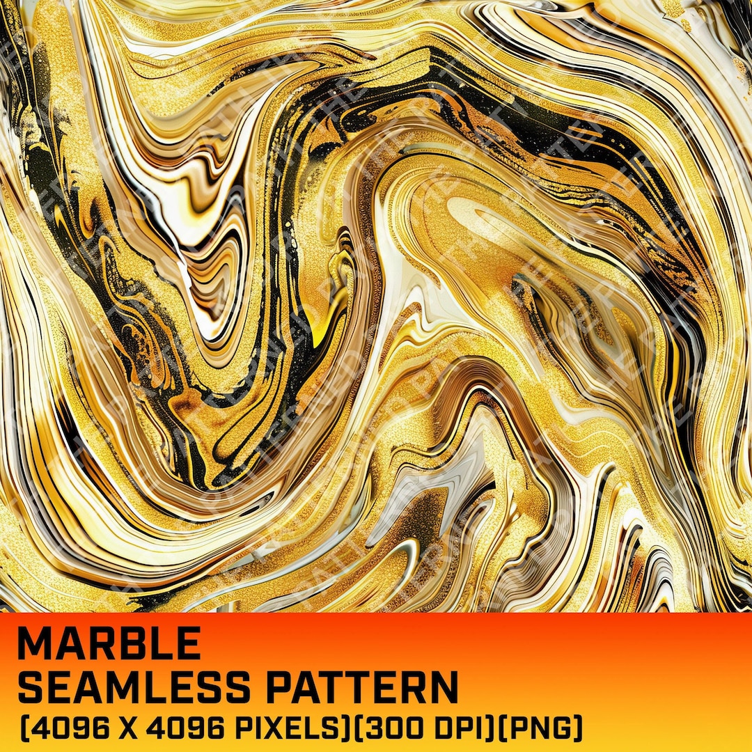 Gold Marble Seamless Background Texture Digital Pattern, Digital Paper ...