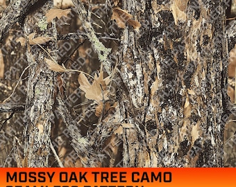 Mossy Oak Tree Camouflage Digital Pattern, Seamless Pattern, Hunting Pattern, Hunting Life, Commercial Use, Instant Download, Oak Texture