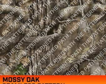 苔むしたオークの木の迷彩デジタルパターン、シームレスパターン、狩猟パターン、狩猟生活、商用利用、即時ダウンロード、オークのテクスチャ