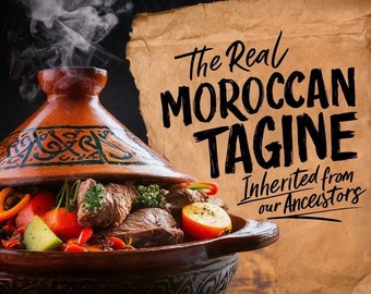 E-Book: Das echte marokkanische Tajine-Rezept, das wir von unseren Vorfahren geerbt haben