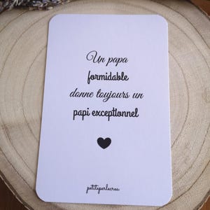carte annonce grossesse papi, carte personnalisé papi,papi,tu vas être papi