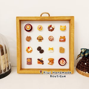 Miniature Bread Sets- Handmade Resin Food Art for Home Decor/house warming/coffee shop/Cat person/Dog person/Mystery Box/Christmas/holiday