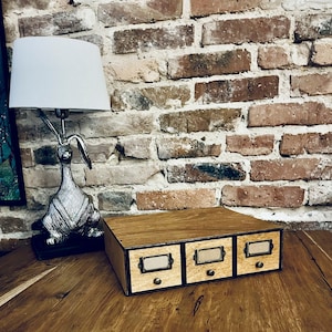 Boîte de campagne 3x tiroirs - rangement pour vous LCG, organiseur de cartes (Arkham Horror LCG, Le Seigneur des anneaux LCG)