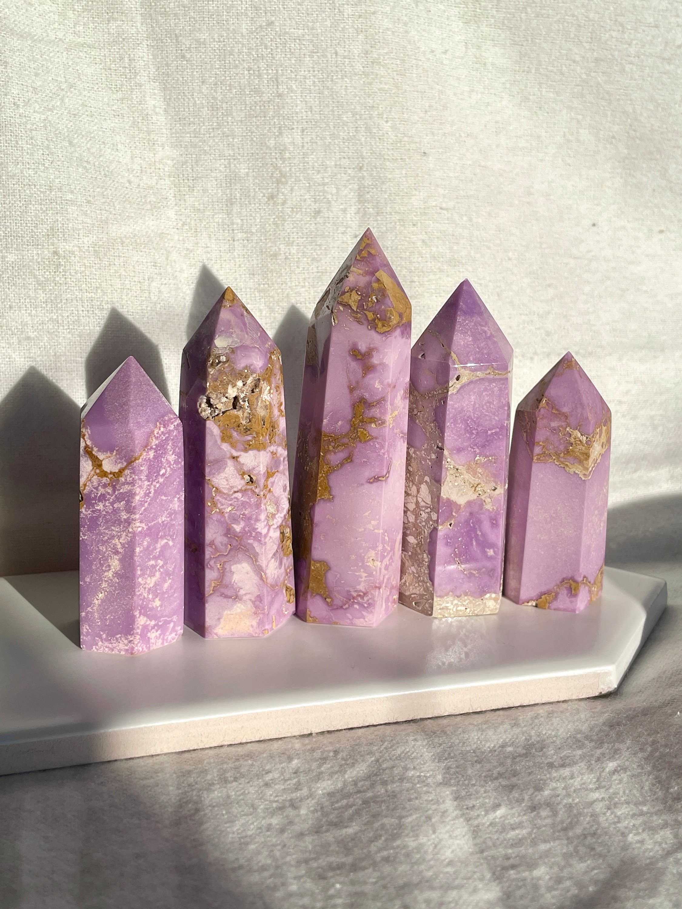 フォスフォシデライト　ポイント　タワー　水晶 フォスフォシデライト ポイント タワー 水晶 フォスフォシデライト