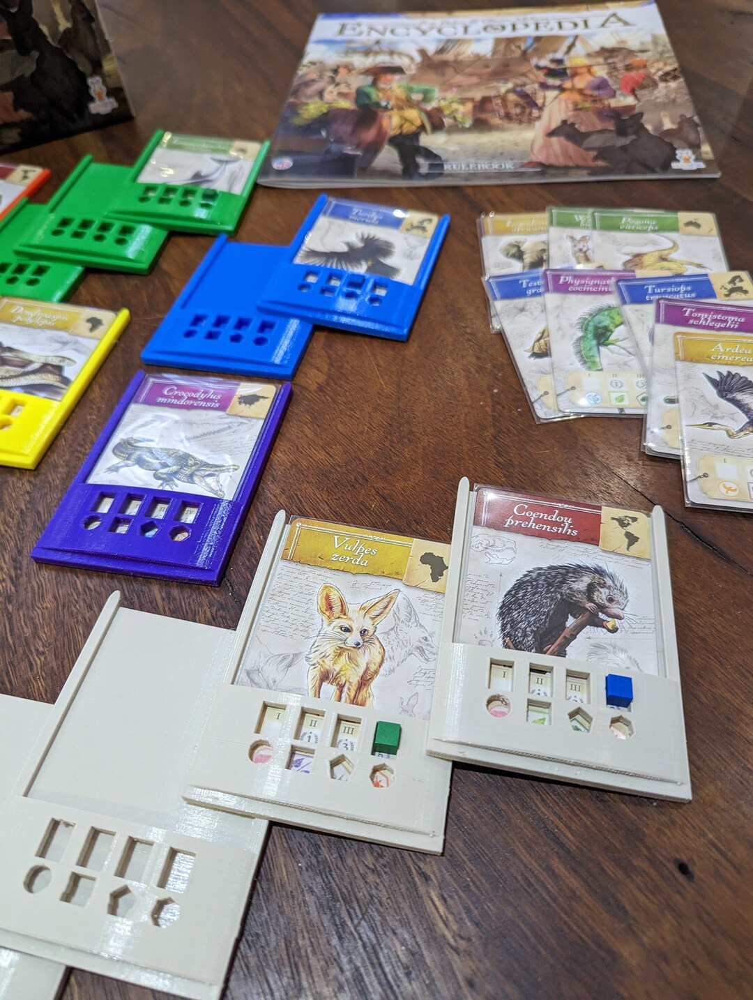 Encyclopedia Board Game 3D Print Card Holder, Organizer Species