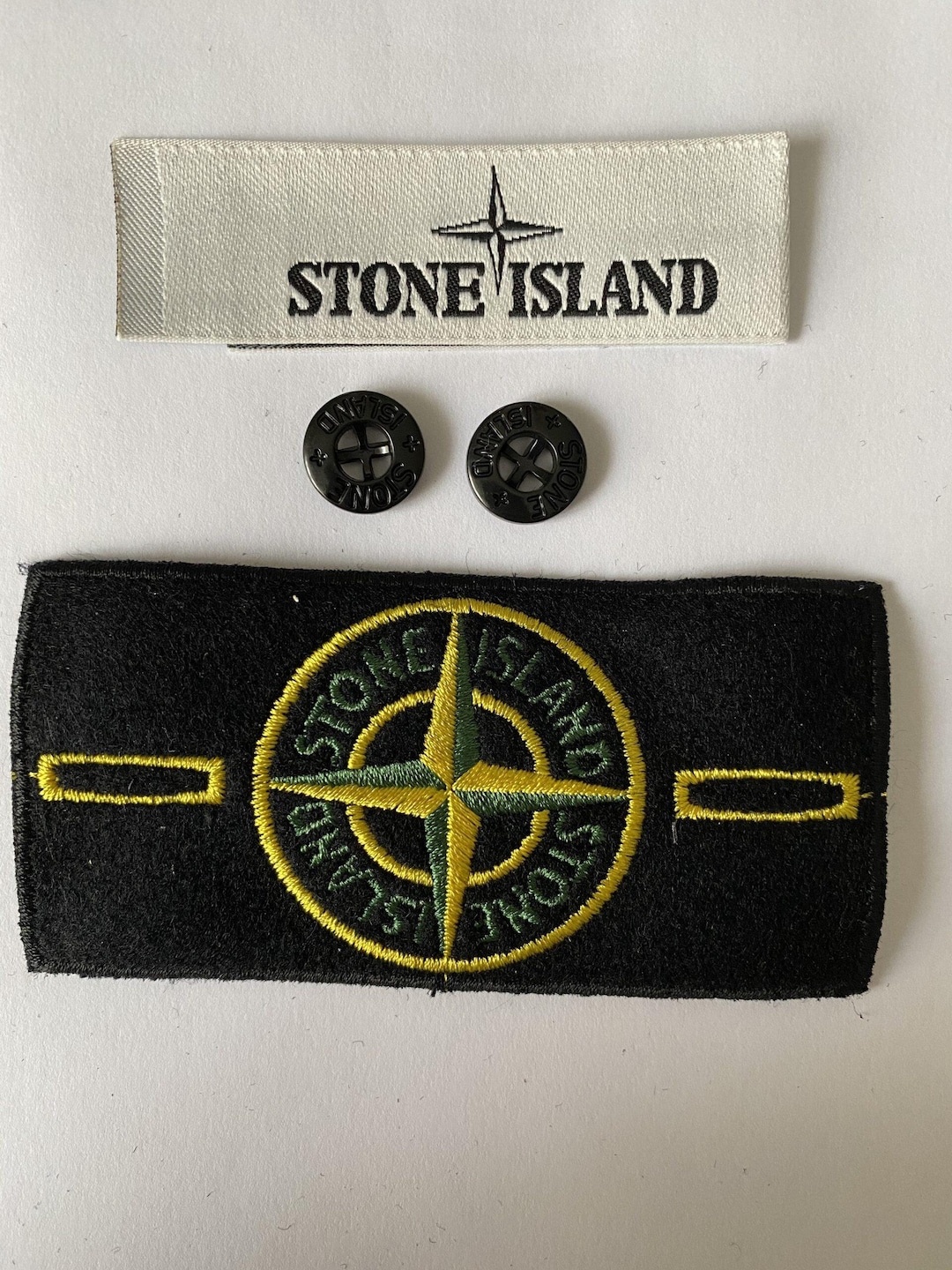 Authentic Original Stone Island Replacement Badge Neck Tag & Etsy