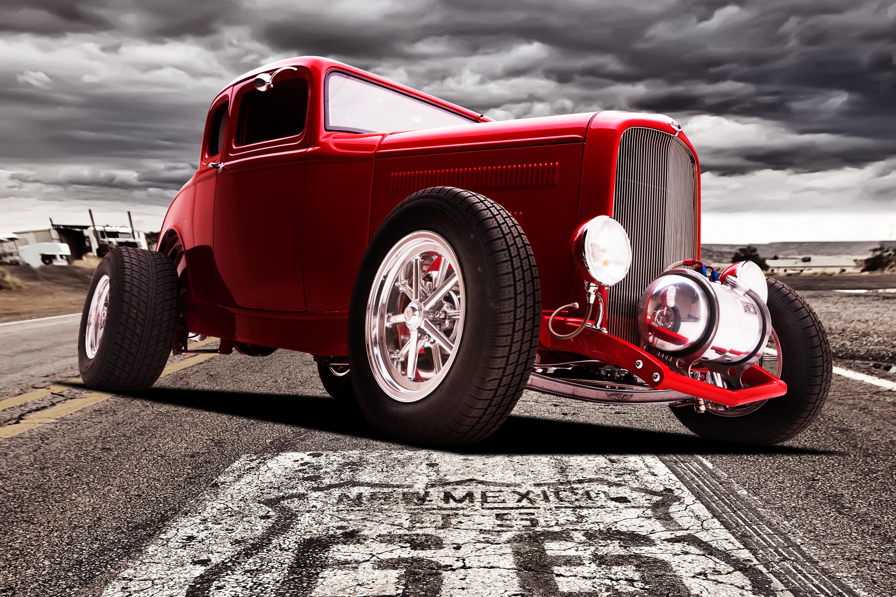 ウォールプラーク 1932年 プリムス プリマス デュース HOTROD壁飾り ウォールプラーク 1932 プリムス プリマス / デュース HOTROD壁飾り