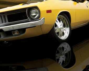 Plymouth Barracuda Hemi Hot Rod - Art Print