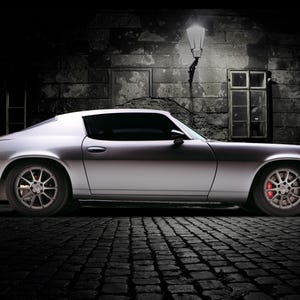 1970 Chevrolet Camaro Side Profile - Art Print