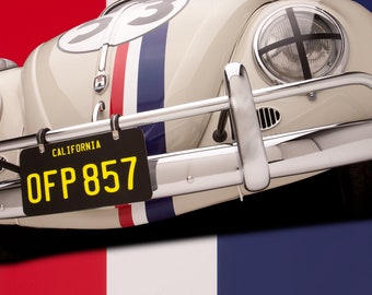 Herbie Volkswagen Beetle - Art Print