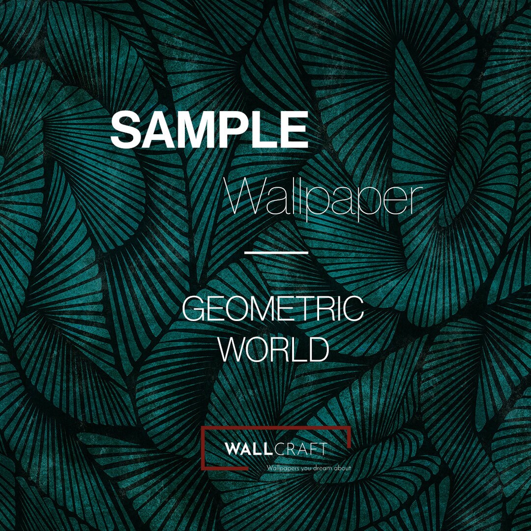 SAMPLE | GEOMETRIC WORLD | Custom Printed and Removable Wallpaper With  Texture by Wallcraft - Etsy, image size:1080x1080