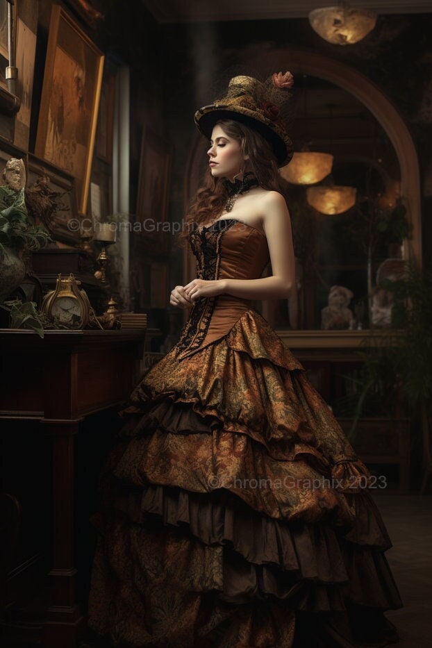 Steampunk Victorian Dress