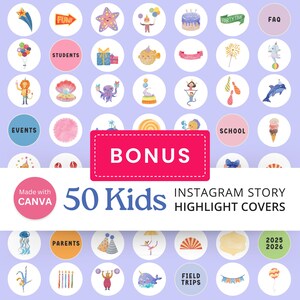 Social Media Post Children Early Education Instagram New Size Template Portrait 4:5 School Instagram Canva Template Kindergarten Preschool