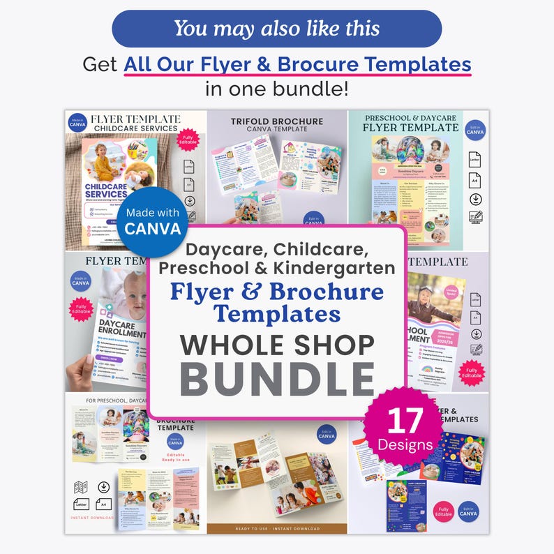 Instagram New Format Template Children Early Education Social Media Post Portrait 4:5 Instagram School Canva Template Kindergarten Preschool image 11