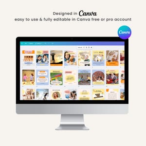 Social Media Post Children Early Education Instagram New Size Template Portrait 4:5 School Instagram Canva Template Kindergarten Preschool