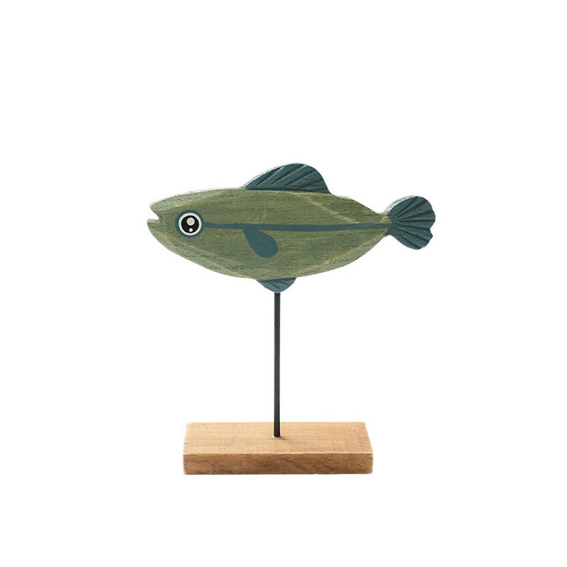 Handcarved Wooden Fish Decor Add a Coastal Touch to Your Home Etsy