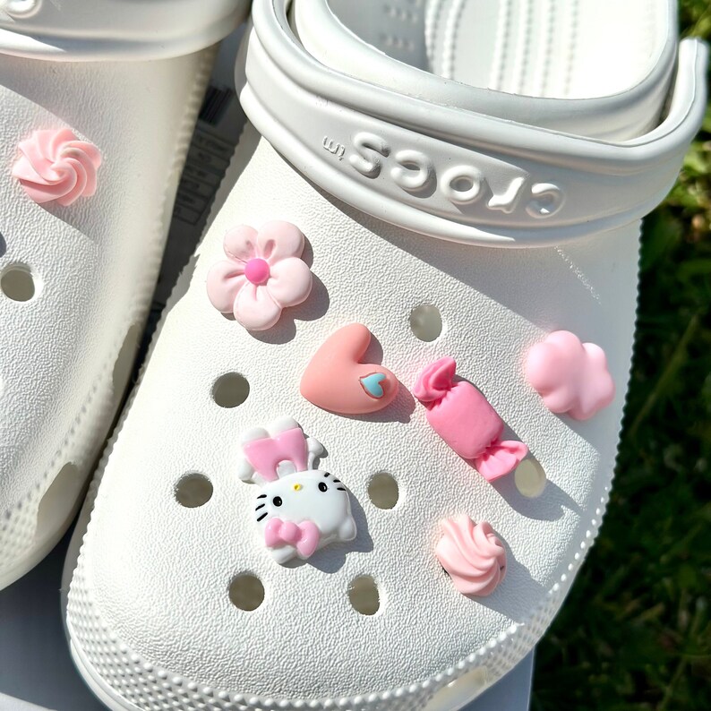 Hello Kitty 12pc Set Jibbitz Etsy