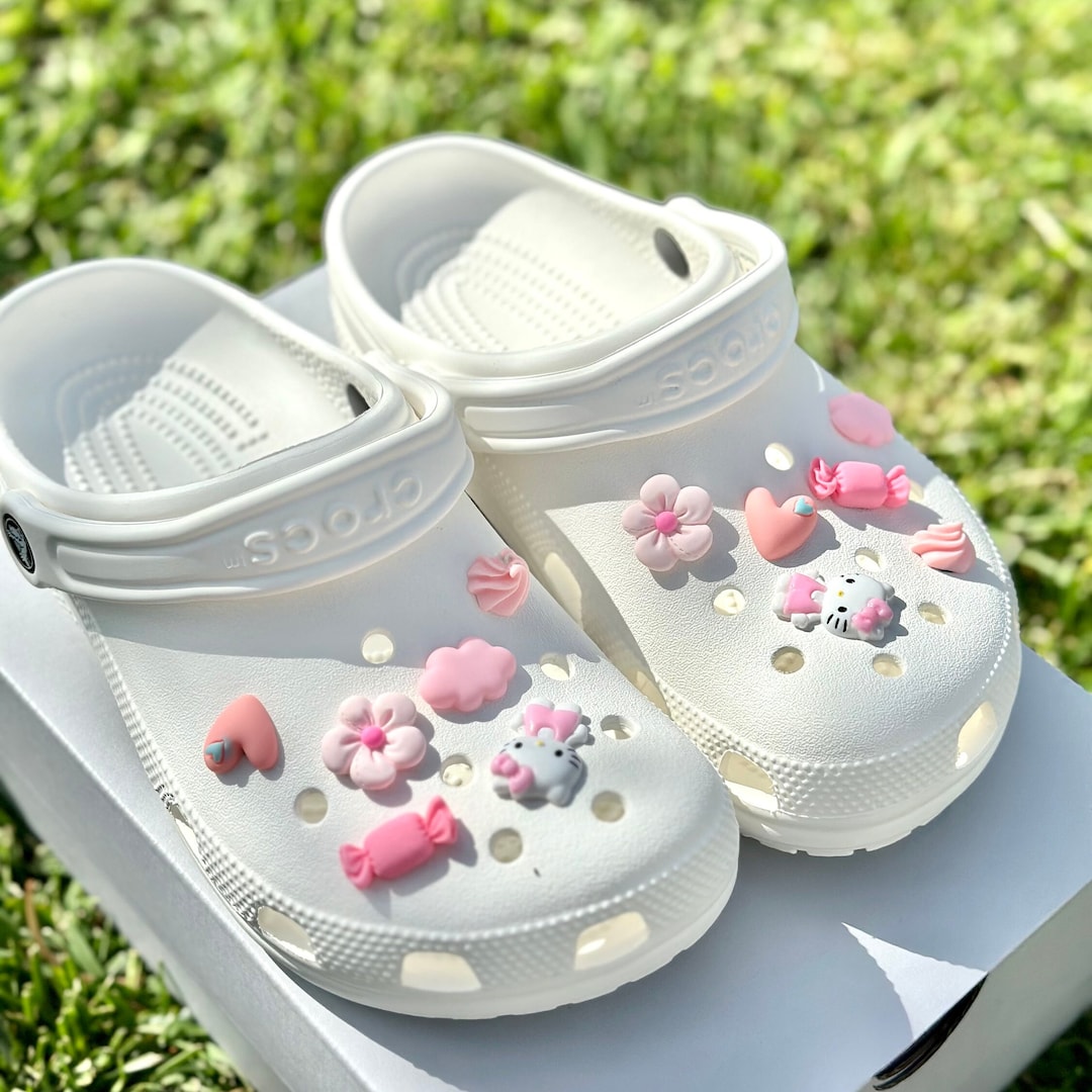 Hello Kitty 12pc Set Jibbitz Etsy