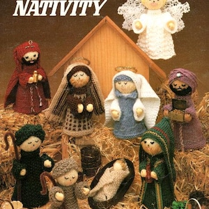 Nativity Set Knitting Pattern  PDF Instant download