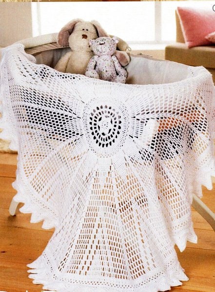 Baby Blankets Squares Flowers Circular Shawl Christening Pram Cot DK 8 Ply Light Worsted Crochet Pattern PDF Download Etsy Canada