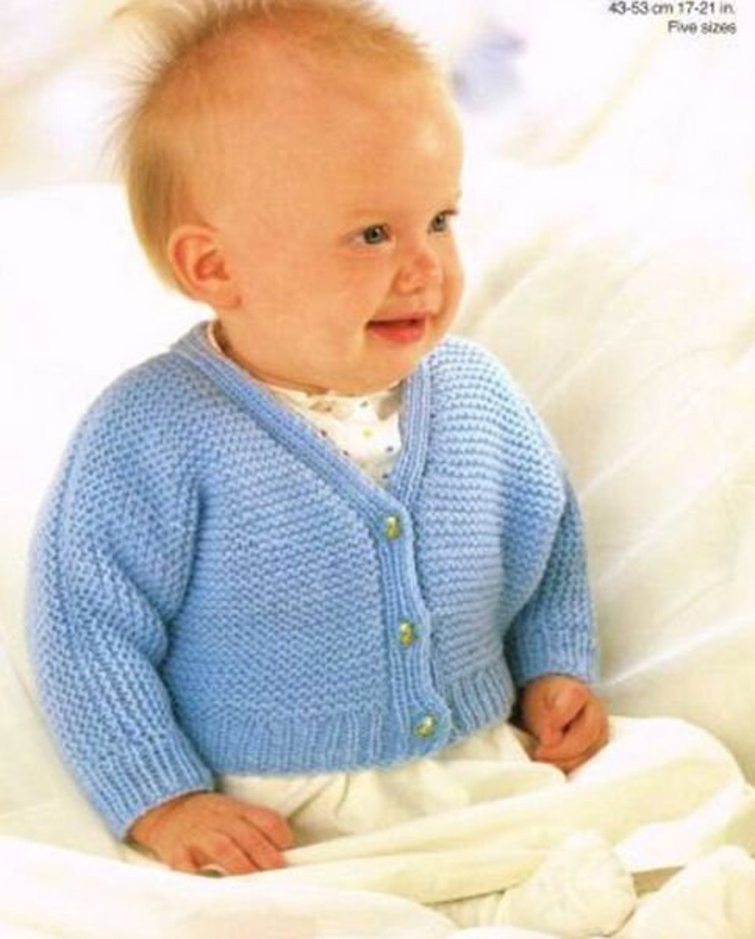 Easy Baby Toddler V Neck Dolman Cardigan 17-21
