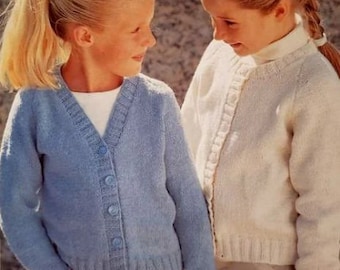 Cardigan In Maglia Per Bambini – Scollo Rotondo, Vestibilità Ampia E Morbida, Adatto A Ragazzi E Ragazze Da 1 A 14 Anni, Perfetto Per Mezza Stagione