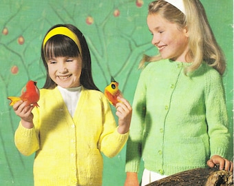 Kinder Cardigan Raglan Punch