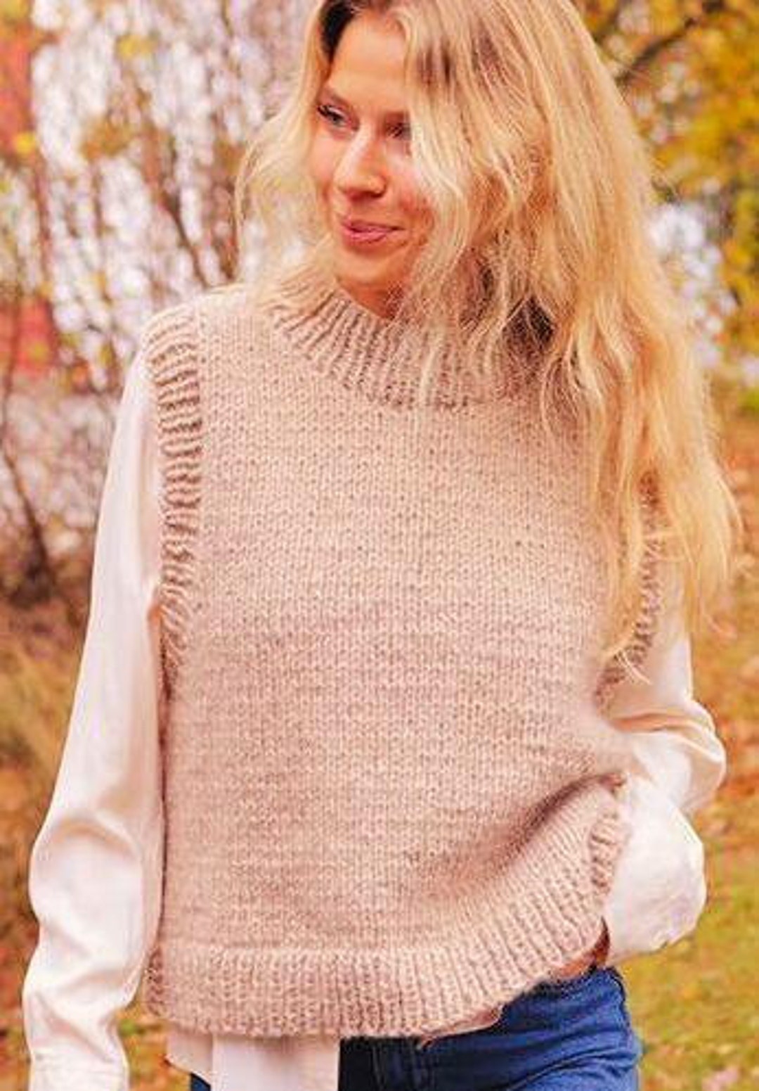 トップス soduk not finished knitting vest トップス soduk not finished knitting vest not finished