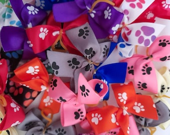 50 15mm Satin Dog Grooming Bows