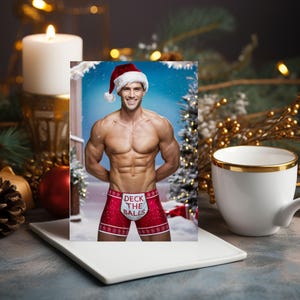 Jeu de cartes de Noël gay drôle drôle The Balls Rude Cartes de Noël gay drôles Cartes de Noël Cartes de Noël LGBTQ+ Noël gay