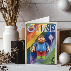 Carte d'anniversaire gay homosexuelle drôle Nut In Me Poupée jouet gay Cartes de Saint-Valentin gays drôles Cartes de Saint-Valentin Cartes d'anniversaire LGBTQ +