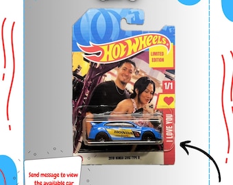Regalo personalizzato per coppie: auto Hot Wheels