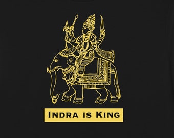 Indra is King - Unisex organic cotton t-shirt