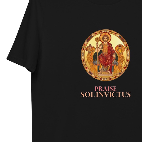 Praise Sol Invictus - Unisex organic cotton t-shirt