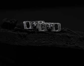 Silver Skull Shoe Lace Buckles
