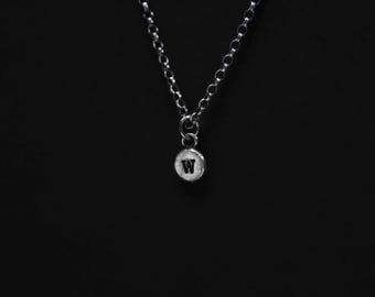 Sterling Silver Custom Initial Pendant