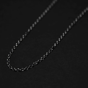 Oxidised Sterling Silver Trace Necklace Chain