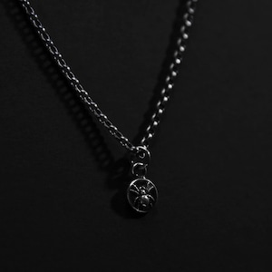 Tiny Sterling Silver Spider Pendant image 3