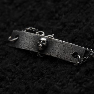 クリプト シルバー スカル ブレスレット