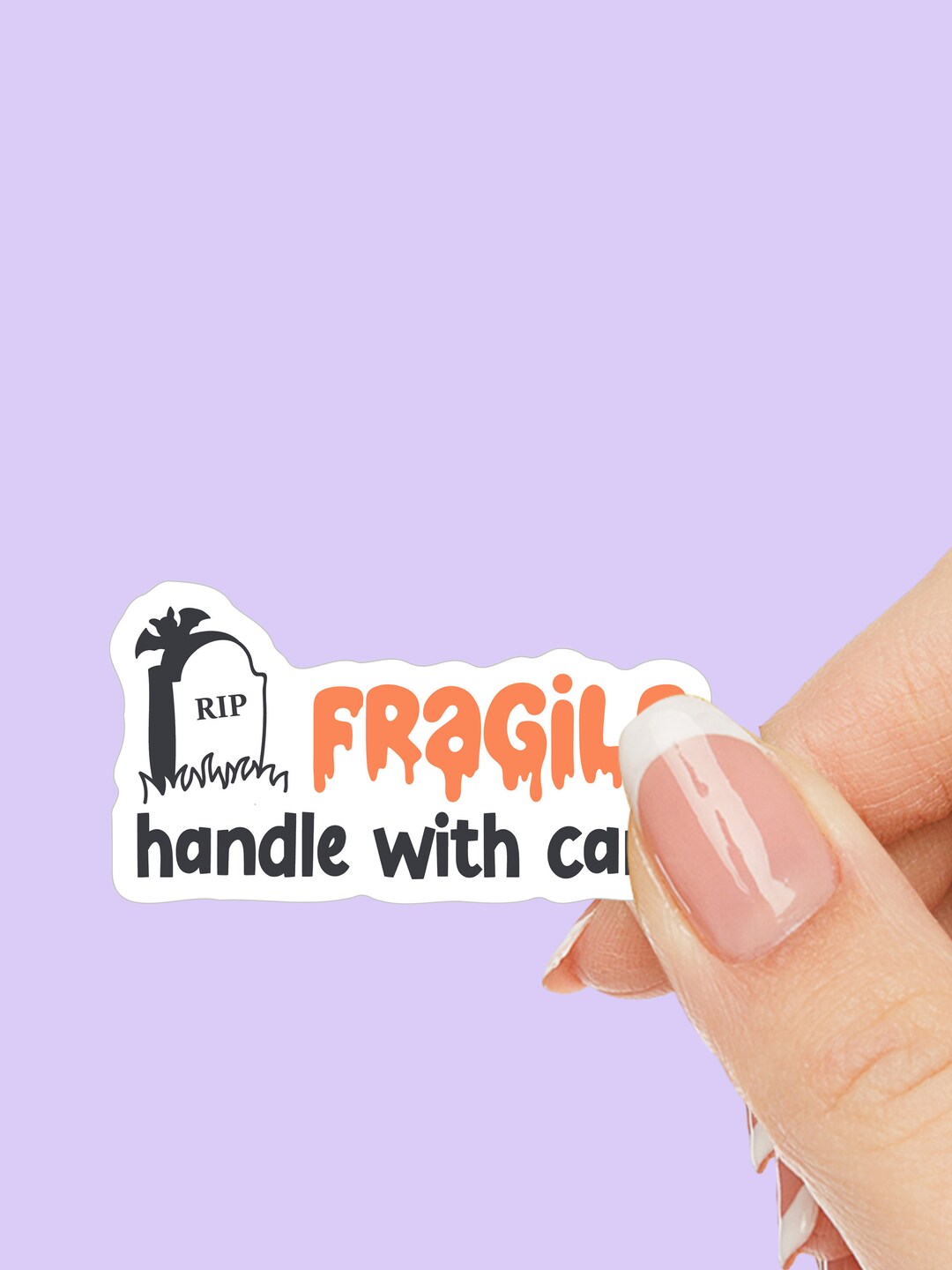 Fragile Handle With Care Stickers Decals Aesthetic Water - Etsy