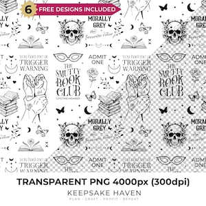 Gothique sombre romantisme livresques crâne Rose PNG Transparent, motif transparent impression Scrapbooking Junk Journal papier peint téléchargement numérique
