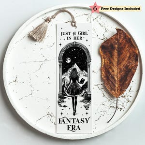 Marcador SVG, Fantasy Era Romantasy Bookish Sublimation Marcadores para impressão, Marcador Bookish, Download digital instantâneo, Presente DIY para leitor