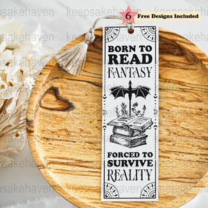 Book Dragon Smut Book Reader Fantasy Romance Lover Bookmark SVG, Book Trope Tarot Romantasy Laser Cut File DIY Gift for Sister, Best Friend