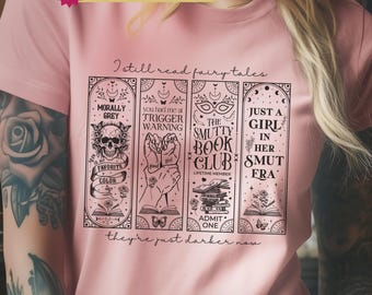 Witchy Bookish Smut Reader Spread Those Pages DTF Design or Sublimation Clipart PNG for Shirt, Bookmark Wall Art, Instant Digital Download