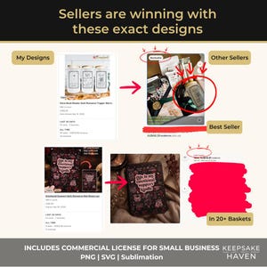 a screen shot of a web page with a picture of some items on it